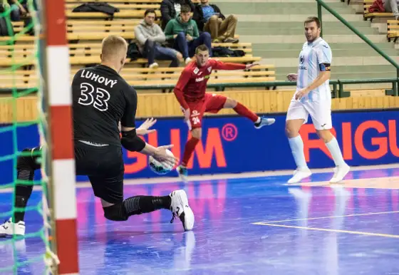 9. kolo VARTA futsal ligy | SK Interobal Plzeň - Helas Brno 2:1 (1:0)