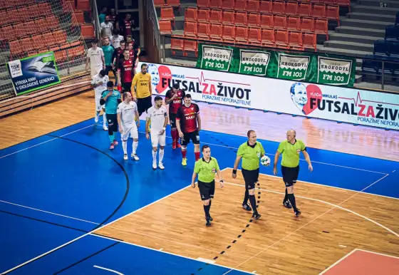 16. kolo 1. Futsal ligy | Helas Brno - AC Sparta Praha 17 7:1 (2:0)