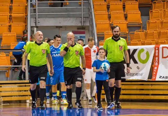 8. kolo | 1. Futsal liga | Helas Brno - SK Slavia Praha 3:3 (1:1) 