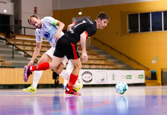 1. kolo 1. Futsal ligy | SK Interobal Plzeň - Helas Brno 6:1 (2:1)